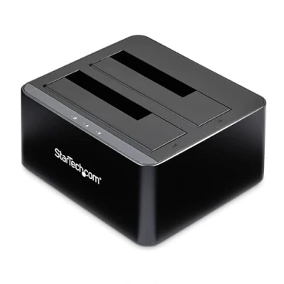 Obrázek StarTech.com SATA Festplatten Dockingstation für 2x 2,5/3,5&quot; SSDs/HDDs USB 3.0 HDD Docking Station