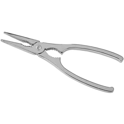 Obrázek FMprofessional Hummerkleště 17,5 cm, kvalitní kleště na kůrky a šály, lezení humor, nástroj plody moře z ušlechtilé oceli (barva: stříbrná), množství: 1 kus