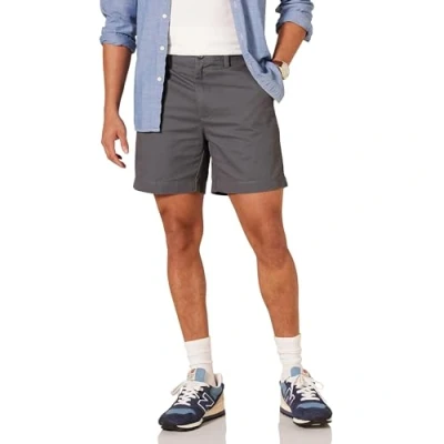 Obrázek Amazon Essentials Herren Klassisch Geschnittene Chinoshorts, 18 cm, Grau, 33W