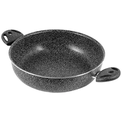 Obrázek Home Stone nepřilnavá pánev se 2 držadly, kámen, antracit, 22 cm