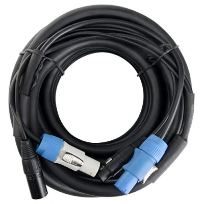 Obrázek Pronomic Stage PPD 10 hybridní kabel Powerplug/DMX m (ideální pro kabeláž světelných efektů a osvětlení jeviště)