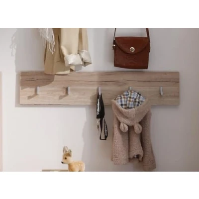 Obrázek trendteam smart living Garderobenpaneel Paneel Garderobe Malea Aufbaumaß (BxHxT) 88 x 18 2 cm Farbe Eiche San Remo Hell 132447190