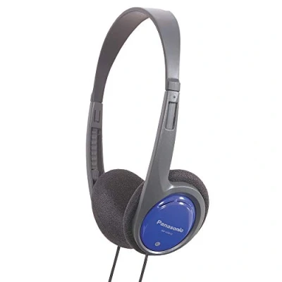 Obrázek Panasonic RP HT010E A sluchátka se sluchátky, délka kabelu 1,2 m, jack, nízká hmotnost, modrá