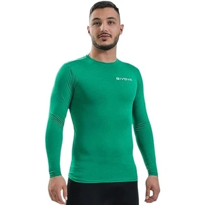 Obrázek Givova, corpus 3 elastisches ärmel unterhemd m/l, grün, XS