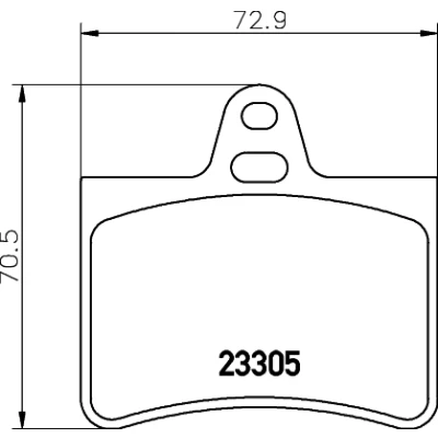 Obrázek Sada brzdových destiček, kotoučová brzda HELLA PAGID 8DB 355 019 441