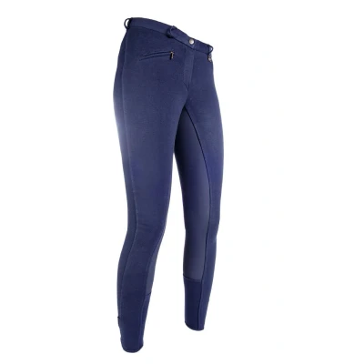 Obrázek HKM 5909 Jezdecké kalhoty Basic Belmtex Grip, dívčí dámské kalhoty, 3/4 Gripbes, 116 54