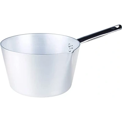 Obrázek Pentole Agnelli Linea Aluminium 3 mm konische Topf mit 1 Griff, Stahl, Silber, 20 cm
