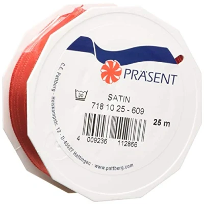 Obrázek PRÄSENT C.E. Pattberg Satin Pflaume (lila), 25 m Satinband zum Einpacken von Geschenken, mm Breite, Geschenkband Dekorieren &amp; Basteln, Dekoband, Anlass