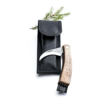 Obrázek Sagaform 5017685 nůž na houby v plachtovině, hnědý