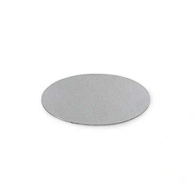 Obrázek DECORA Thin Cake Board Silver Ø 18 cm H 3 MM 7&#039; Dünne Kuchenplatte, Pappe, Silber, x 0.3
