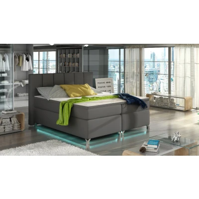 Obrázek Boxspring Basilio 160x200 s LED podsvícením Materiál / Dekor: Ekokůže Soft 29