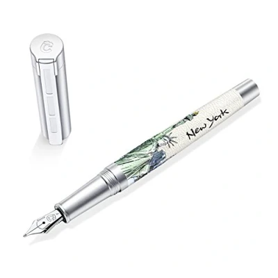 Obrázek STAEDTLER Plnicí pero Initium Corium Urbes New York M, Made in Germany, s ušlechtilým dárkovým obalem, 9PU125M