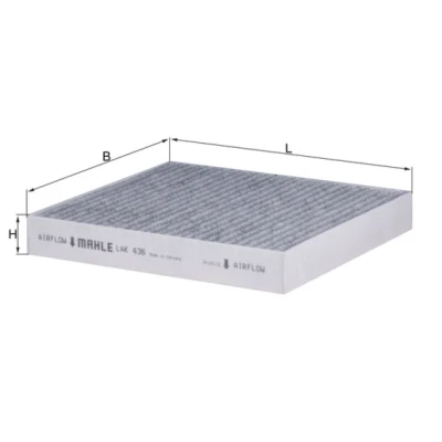 Obrázek MAHLE LAK 436 interiérový filtr