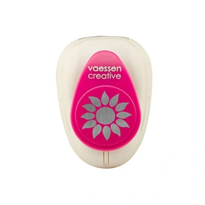 Obrázek Vaessen Creative 21435 016 Motivstanzer, Medium Stanzer Sonnenblume, Ausstanzung 2,5 cm Weit, Metall, lila, 6.5 x 4.5 4.4