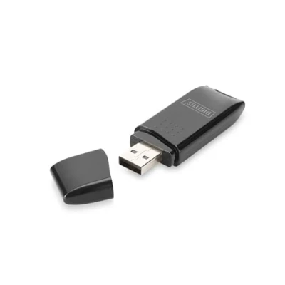 Obrázek ASSMANN DIGITUS DA 70310 3 USB 2.0 Multi Card Reader, černá