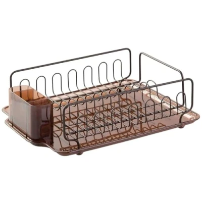 Obrázek iDesign 68982EU Forma Lupa Odkapávač 2, jantarová / bronzová