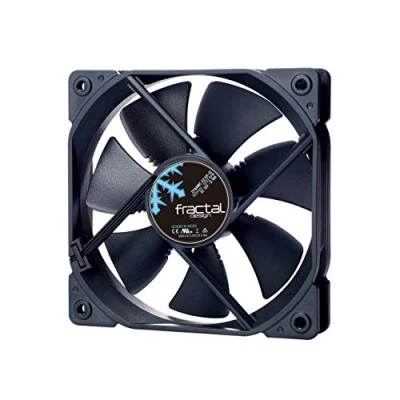 Obrázek Fractal Design Dynamic X2 GP 12 Computer Fan Silent High Airflow 120 x 25 mm 1200 ot/min FDB Bearings Trip Wire Aerodynamically shaped Struts V Black Edition (Single)
