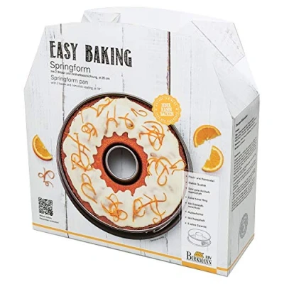Obrázek Birkmann RBV, 881044, Easy Baking, Springform mit zwei Böden, Ø 26 cm, Stahl, grau
