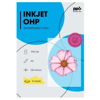 Obrázek PPD 10 x A4 Inkjet Premium Overhead fólie pro plně barevný tisk v nejvyšší kvalitě 34