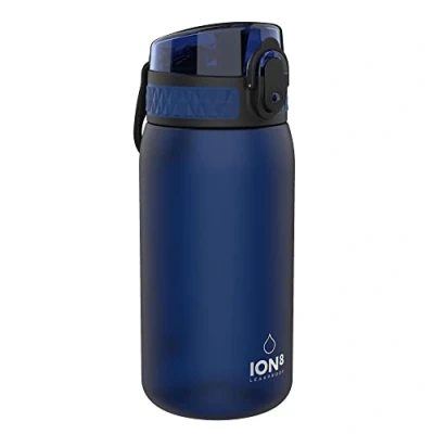 Obrázek ION8 Neprosakující Děti láhev na vodu/lahev pití, bez BPA, 350 ml/12OZ, modrá, 350ml