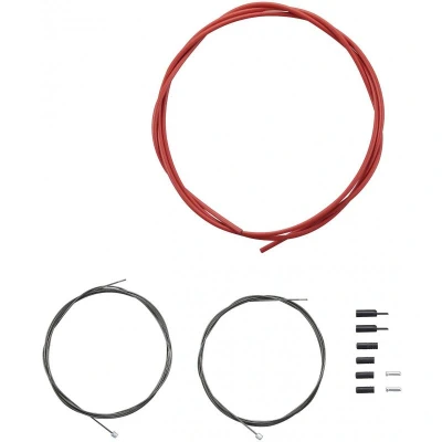 Obrázek Shimano Y60198040 řadící silniční červená Set vedení