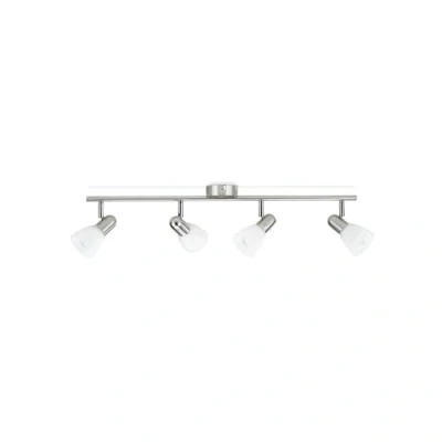 Obrázek PHILIPS E14 Essentials Jute Spot Bar/Tube Light, Nickel 4 Glühbirnen nickel, Grau
