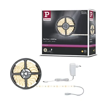 Obrázek Paulmann 78972 LED Stripe SimpLED Set 5 m 17W světelný pásek 3 000 K teplá bílá s povrchovou úpravou
