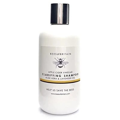 Obrázek 99% přírodní sraženina SHAMPOO jablko, aloe vera a levandule 250 ml od BEES of BRITAIN bez sulfátů, parabenů. pH 5,5. Darujeme 5% našeho zisku, abychom zachránili včely opylovače