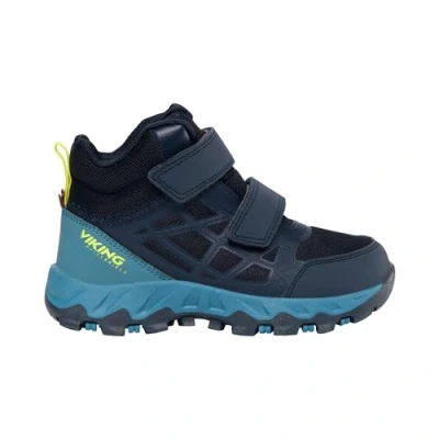 Obrázek Viking Track MID WP Unisex Vysoké tenisky pro děti, Velikost: 29, Navy/demin Textil/umělé vlákno