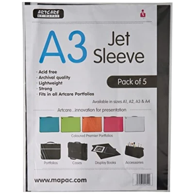 Obrázek Mapac: A3 Jet Archival Portfolio Sleeve: balení 5 ks