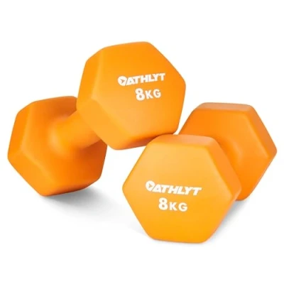 Obrázek Athlyt neoprénové činky závaží, 2 x 8 kg