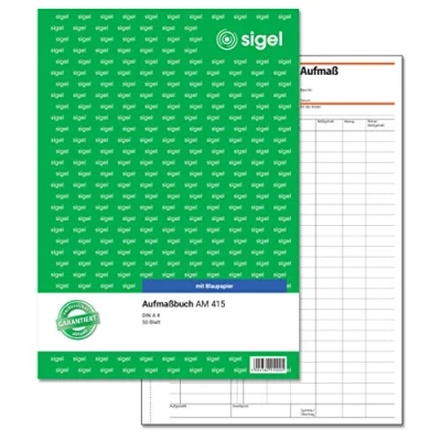 Obrázek Sigel AM415 navíječ, s modrým papírem, DIN A4, 50 listů