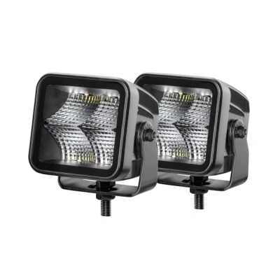 Obrázek HELLA LED přídavný světlomet Black Magic Cube sada 3,2 palce 3000 pravý lumen osvětlení blízkého pole: 2 ks čtvercové Offroad pracovní 12V 24V pro auto SUV ATV Motocykl 1FA 358