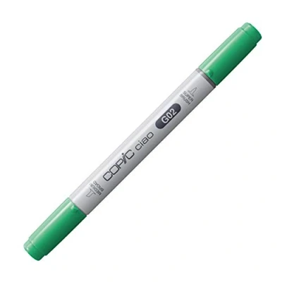Obrázek COPIC Ciao Marker Typ G 02, Spectrum Green, univerzální zvýrazňovač rozložení, se středně širokým a jedním štětcovým hrotem