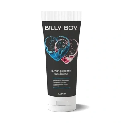 Obrázek Billy Boy Lubrikační gel na bázi vody s ovocnou vůní, černý, 200 ml (balení 1 ks)