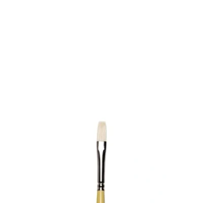 Obrázek Winsor &amp; Newton 5868004 Umělec Chunking Prasečí štětiny štětec na olejové barvy, vysoká absorpce barev, rovnoměrné vyzařování barev plochý č. 4, dlouhá rukojeť