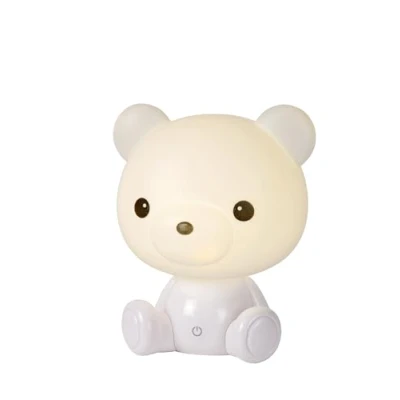 Obrázek LUCIDE DODO BEAR Tischlampe Kinderzimmer LED Dim. 1x3W 3000K 3 StepDim Weiß