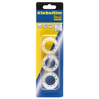 Obrázek Idena 631051 podavač, 3 kusy, 12 mm x 10 m, Průhledná