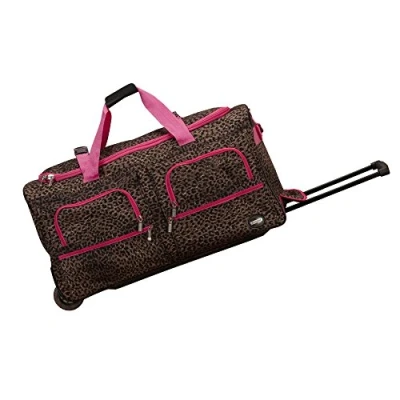 Obrázek Rockland Cestovní taška s kolečky, Pink Leopard, kolečky