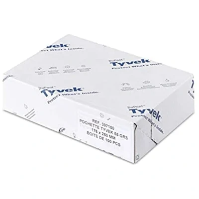 Obrázek Tyvek Přepravní taška B5 (324 x 229 202 mm) lepicí bílá 55 g 100 kusů