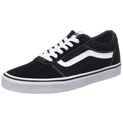 Obrázek Vans Pánské Ward Sneaker, Suede Canvas Black White