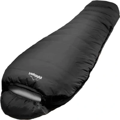 Obrázek Gipfelsport ultralehký spací pytel pro 4 roční období [ 20C, 5C] Ultralight Sleeping Bag [1550 g] mumie na zimu [300 GSM] Trekking ven a kempování