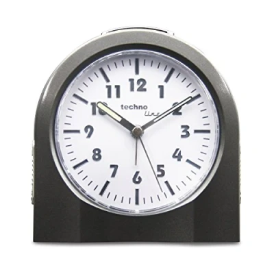 Obrázek Technoline Quartz budík model 3XL, extra velký, plíživá vteřinová ručička, s funkcí odloženého buzení, noční ručičky