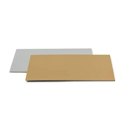 Obrázek Decora 0932516 Tortenplatte Rechteckig Gold/Silber 35 x 45 h 0.15 cm, cm