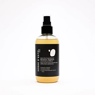 Obrázek SERGE D&#039;ESTEL PARIS Keratin Sprej na rovné vlasy Lotion chrání a obalí vlasová vlákna, vyhlazující péče, dodává lesk, 200 ml