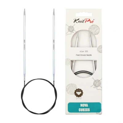Obrázek KnitPro K12157 kruhová pletací jehla, mosaz, vícebarevná, 4 mm