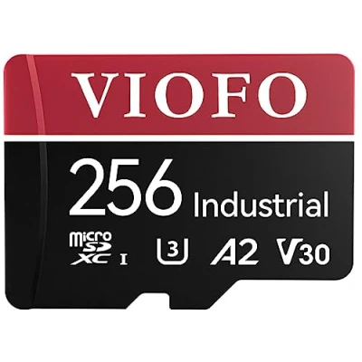 Obrázek VIOFO Paměťová karta 256 GB, vysoká rychlost s adaptérem U3, kompatibilní 4K WiFi Dashcam Auto Kamera
