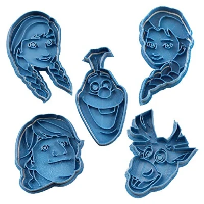 Obrázek Cuticuter Frozen Keksausstecher, Blau, 16 x 14 1,5 cm, 5 Stück