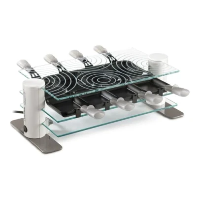 Obrázek LAGRANGE 009804 kávový servis raclette bílá/ušlechtilá ocel 45 x 22 15,5 cm