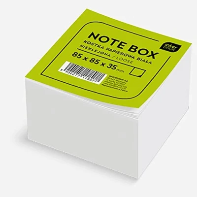 Obrázek Interdruk KOSPAPNK Notizblock, Weiß, lose, 85 x 35 mm ( 350 Blätter)